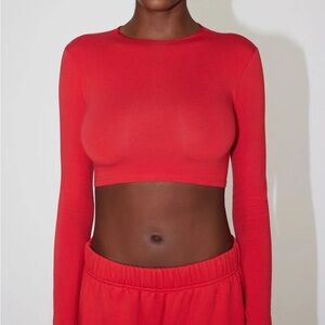 Long Sleeve Wrap Top small